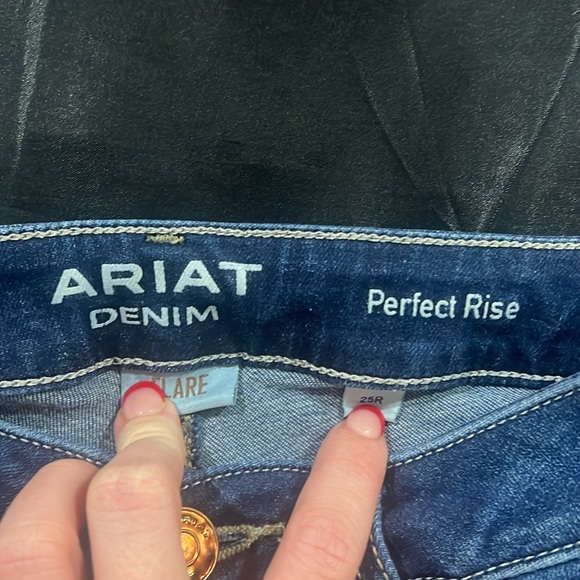 Ariat Denim Jeans dark wash flare size: 25 Regular - Picture 6 of 6